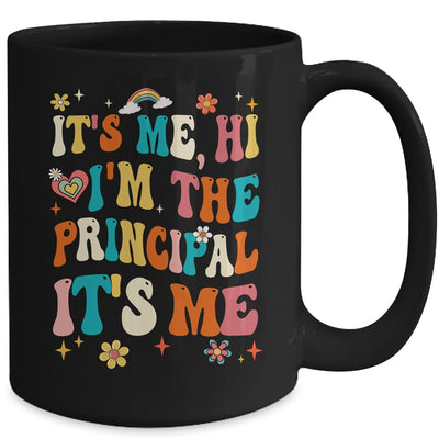 It's Me Hi I'm The Principal Teacher Back To School Groovy Mug | teecentury