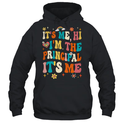 It's Me Hi I'm The Principal Teacher Back To School Groovy Shirt & Hoodie | teecentury
