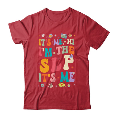 It's Me Hi I'm The SLP Speech Pathology Appreciation Groovy Shirt & Hoodie | teecentury