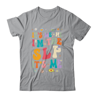 It's Me Hi I'm The SLP Speech Pathology Appreciation Groovy Shirt & Hoodie | teecentury