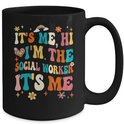 It's Me Hi I'm The Social Worker Teacher Girl Back To School Mug | teecentury
