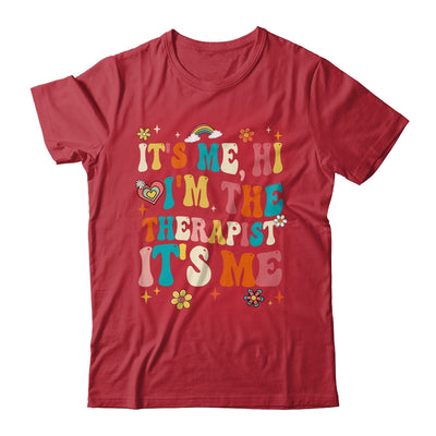 It's Me Hi I'm The Therapist Retro Funny Groovy Shirt & Hoodie | teecentury