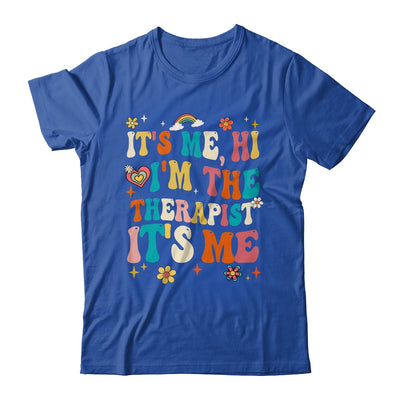 It's Me Hi I'm The Therapist Retro Funny Groovy Shirt & Hoodie | teecentury