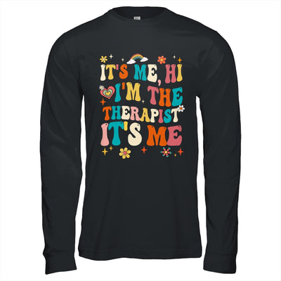 It's Me Hi I'm The Therapist Retro Funny Groovy Shirt & Hoodie | teecentury