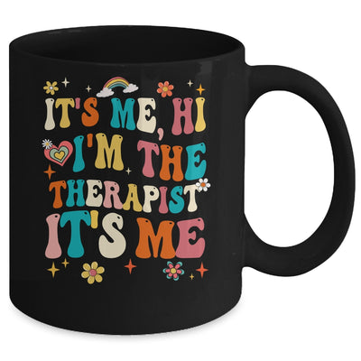 It's Me Hi I'm The Therapist Retro Funny Groovy Mug | teecentury