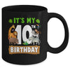 It's My 10th Birthday Zoo Jungle Safari 10 Years Old Birthday Mug | teecentury