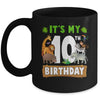 It's My 10th Birthday Zoo Jungle Safari 10 Years Old Birthday Mug | teecentury