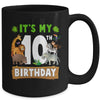 It's My 10th Birthday Zoo Jungle Safari 10 Years Old Birthday Mug | teecentury