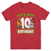 It's My 10th Birthday Zoo Jungle Safari 10 Years Old Birthday Youth Shirt | teecentury