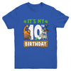 It's My 10th Birthday Zoo Jungle Safari 10 Years Old Birthday Youth Shirt | teecentury
