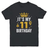 It's My 11th Birthday Idea For 11 Years Boys And Girls Youth Shirt | teecentury