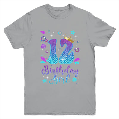 It's My 12th Bday Mermaid Funny Birthday Girls 12 Years Old Youth Shirt | teecentury