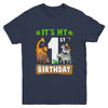 It's My 1st Birthday Zoo Jungle Safari 1 Years Old Birthday Youth Shirt | teecentury