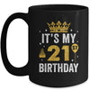 It's My 21st Birthday Idea For 21 Years Old Man And Woman Mug | teecentury