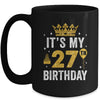 It's My 27th Birthday Idea For 27 Years Old Man And Woman Mug | teecentury