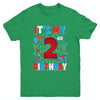 It's My 2nd Birthday Spider Web Theme Party 2 Years Old Boys Youth Shirt | teecentury