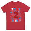 It's My 2nd Birthday Spider Web Theme Party 2 Years Old Boys Youth Shirt | teecentury