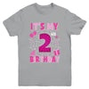 It's My 2nd Birthday Spider Web Theme Party 2 Years Old Girl Youth Shirt | teecentury