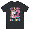 It's My 2nd Birthday Unicorn Girls Funny 2 Year Old Youth Shirt | teecentury