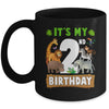 It's My 2nd Birthday Zoo Jungle Safari 2 Years Old Birthday Mug | teecentury
