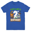 It's My 2nd Birthday Zoo Jungle Safari 2 Years Old Birthday Youth Shirt | teecentury