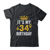 It's My 34th Birthday Idea For 34 Years Old Man And Woman Shirt & Tank Top | teecentury