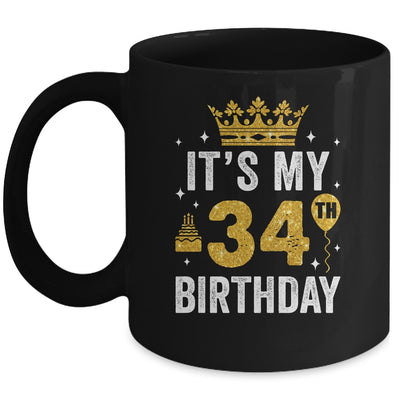 It's My 34th Birthday Idea For 34 Years Old Man And Woman Mug | teecentury