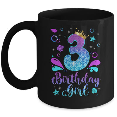 It's My 3rd Bday Mermaid Funny Birthday Girls 3 Years Old Mug | teecentury