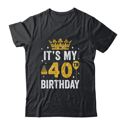 It's My 40th Birthday Idea For 40 Years Old Man And Woman Shirt & Tank Top | teecentury