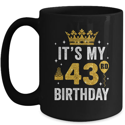 It's My 43rd Birthday Idea For 43 Years Old Man And Woman Mug | teecentury