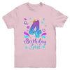 It's My 4th Bday Mermaid Funny Birthday Girls 4 Years Old Youth Shirt | teecentury