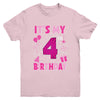 It's My 4th Birthday Spider Web Theme Party 4 Years Old Girl Youth Shirt | teecentury