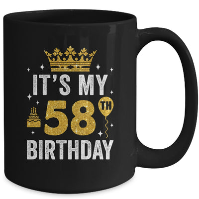 It's My 58th Birthday Idea For 58 Years Old Man And Woman Mug | teecentury