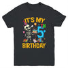 It's My 5th Birthday Party Halloween Skeleton Birthday Kids Youth Shirt | teecentury