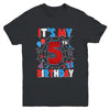 It's My 5th Birthday Spider Web Theme Party 5 Years Old Boys Youth Shirt | teecentury