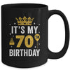It's My 70th Birthday Idea For 70 Years Old Man And Woman Mug | teecentury