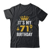 It's My 71st Birthday Idea For 71 Years Old Man And Woman Shirt & Tank Top | teecentury