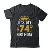 It's My 74th Birthday Idea For 74 Years Old Man And Woman Shirt & Tank Top | teecentury