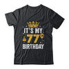 It's My 77th Birthday Idea For 77 Years Old Man And Woman Shirt & Tank Top | teecentury