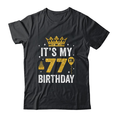 It's My 77th Birthday Idea For 77 Years Old Man And Woman Shirt & Tank Top | teecentury