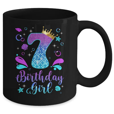 It's My 7th Bday Mermaid Funny Birthday Girls 7 Years Old Mug | teecentury