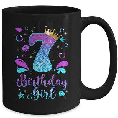 It's My 7th Bday Mermaid Funny Birthday Girls 7 Years Old Mug | teecentury