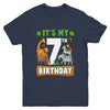 It's My 7th Birthday Zoo Jungle Safari 7 Years Old Birthday Youth Shirt | teecentury