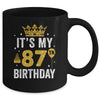 It's My 87th Birthday Idea For 87 Years Old Man And Woman Mug | teecentury