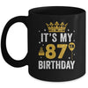 It's My 87th Birthday Idea For 87 Years Old Man And Woman Mug | teecentury
