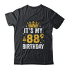 It's My 88th Birthday Idea For 88 Years Old Man And Woman Shirt & Tank Top | teecentury