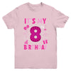 It's My 8th Birthday Spider Web Theme Party 8 Years Old Girl Youth Shirt | teecentury
