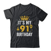 It's My 91st Birthday Idea For 91 Years Old Man And Woman Shirt & Tank Top | teecentury