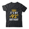 It's My 92nd Birthday Idea For 92 Years Old Man And Woman Shirt & Tank Top | teecentury