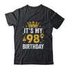 It's My 98th Birthday Idea For 98 Years Old Man And Woman Shirt & Tank Top | teecentury